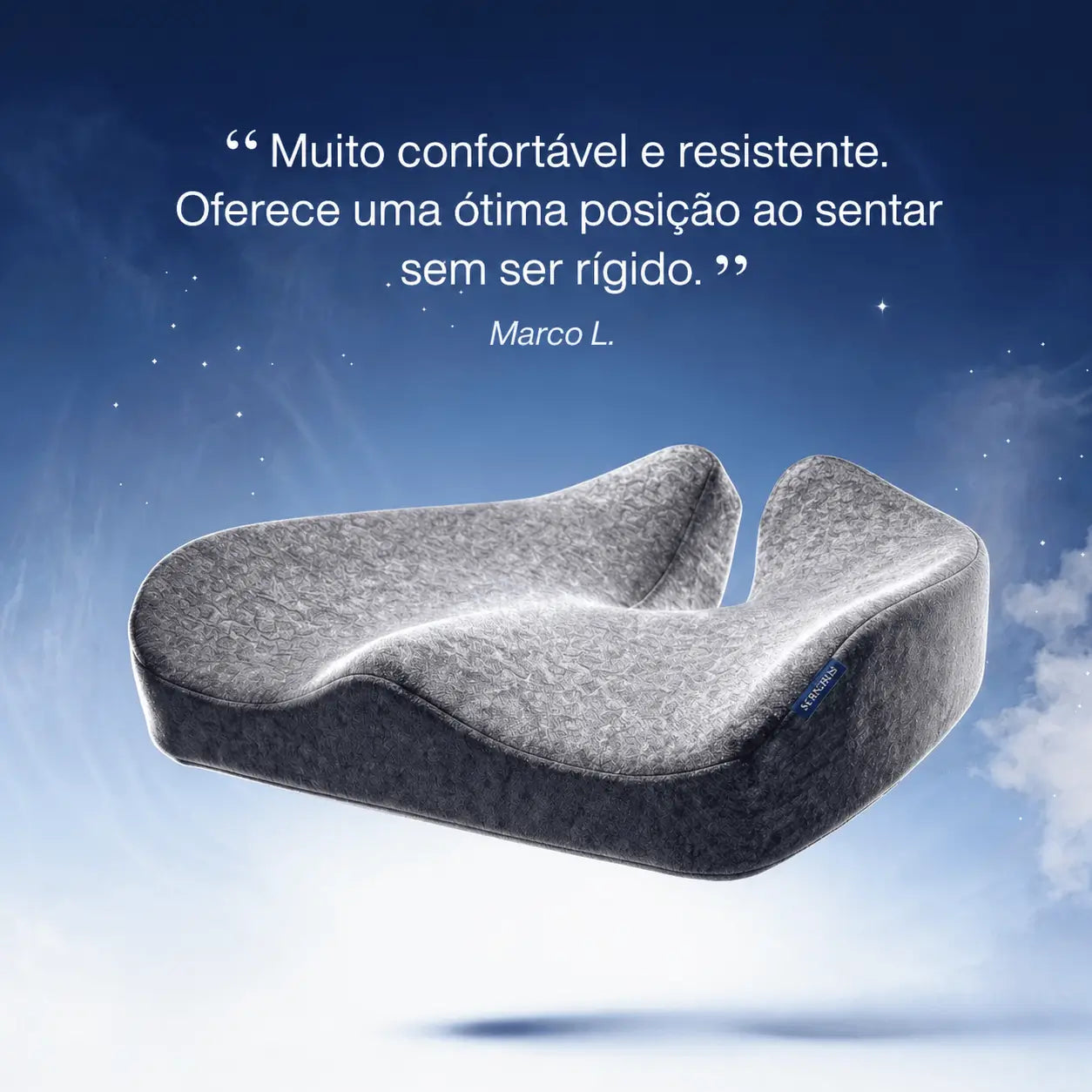 Almofada OrtoSuporte Serenium® - Almofada Ergonômica para Cadeira