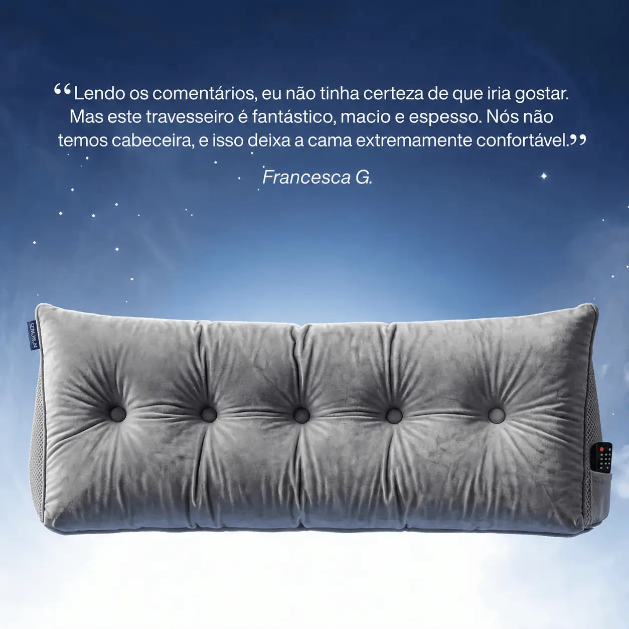 Almofada de Encosto para Cama Serenium©