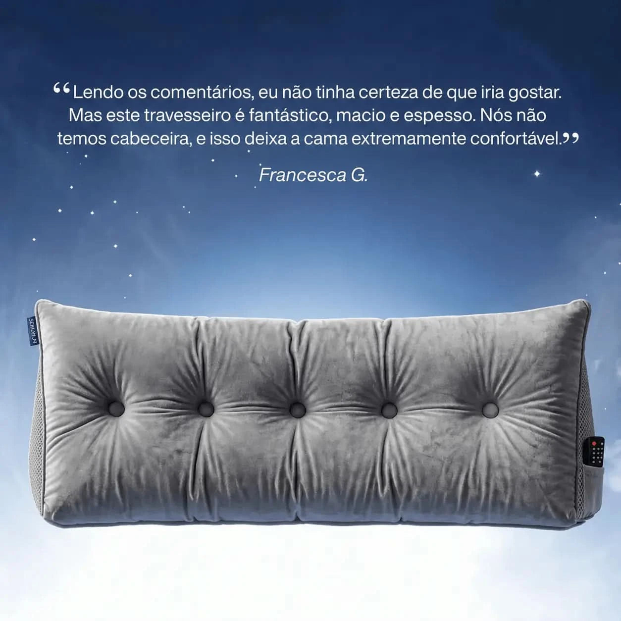 Almofada de Encosto para Cama Serenium©