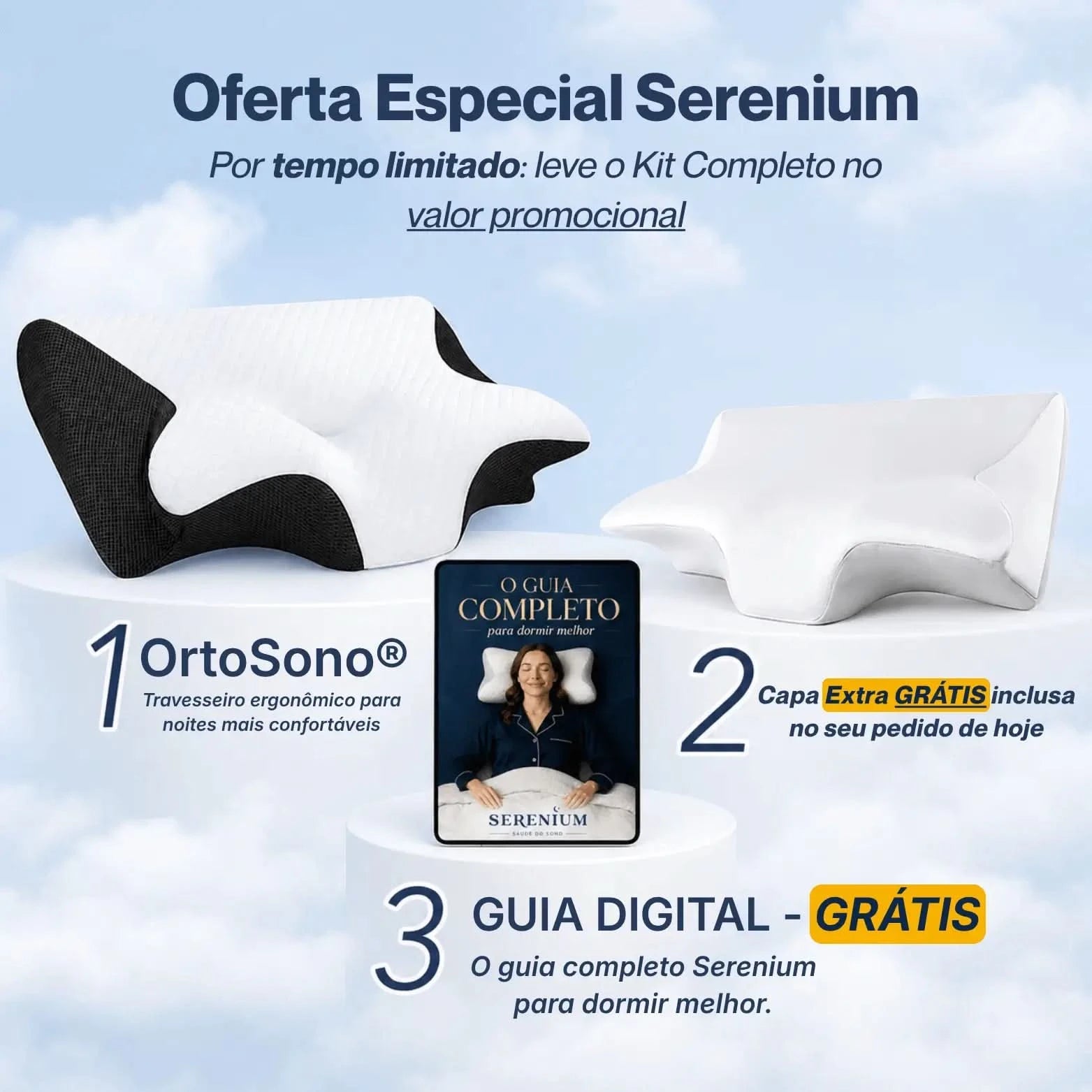 OrtoSono©: Travesseiro Ergonômico Cervical
