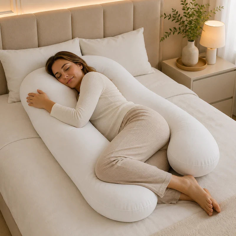 Travesseiro de Corpo | Conforto e Apoio Total | ConfortoVita™