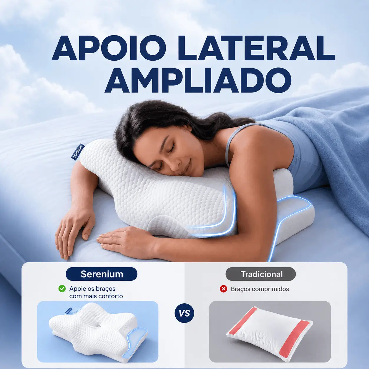 Travesseiro Cervical Inteligente Serenium®