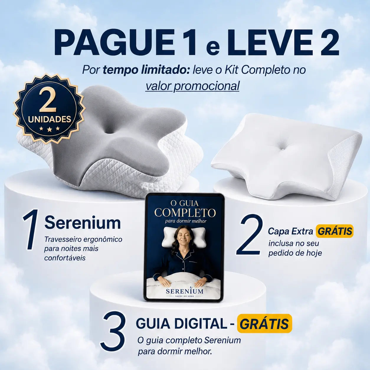 Travesseiro Cervical Inteligente Serenium®