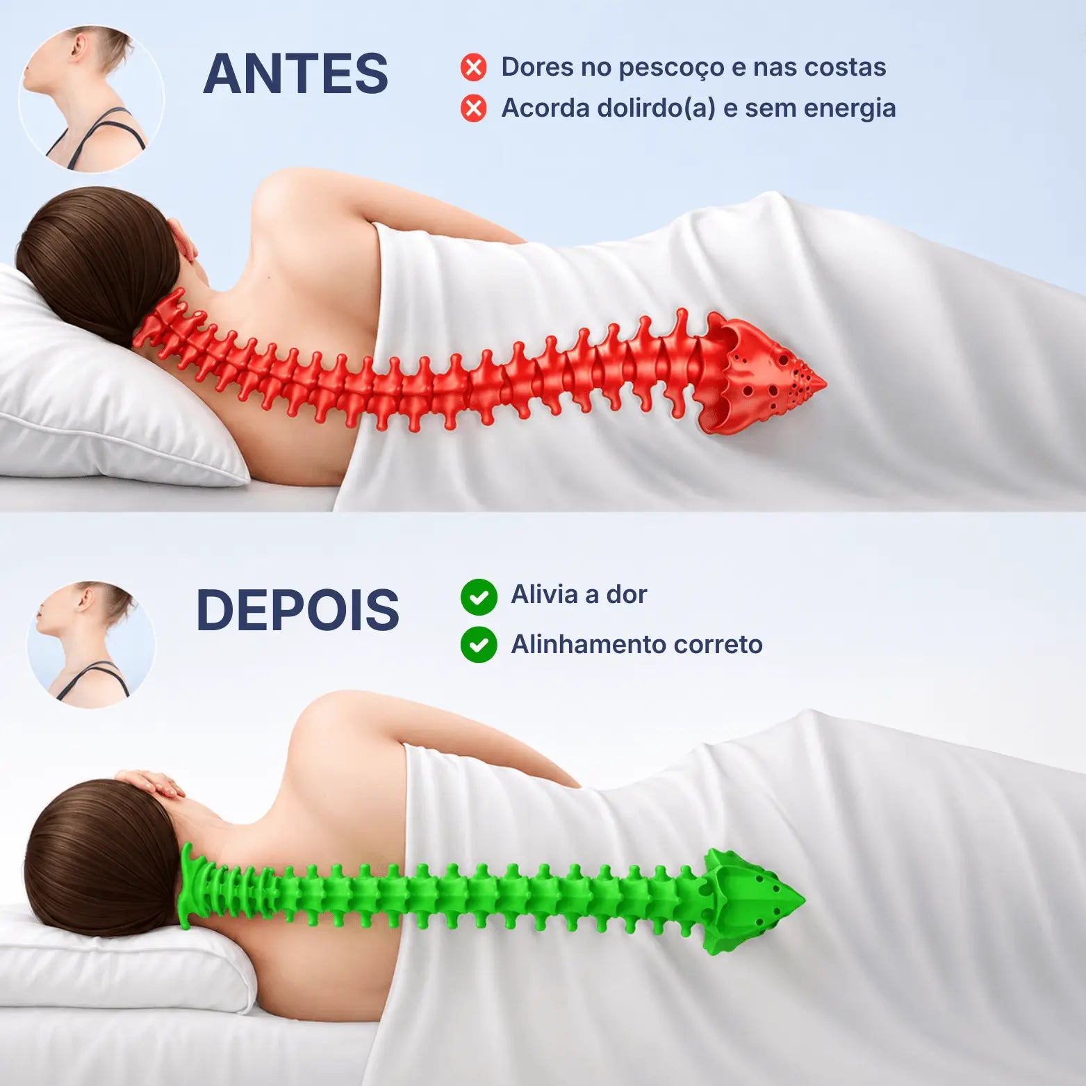 OrtoSono Serenium® - Travesseiro Cervical