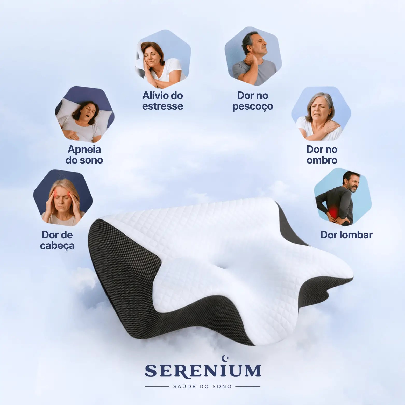 OrtoSono Serenium® - Travesseiro Cervical